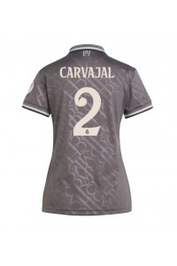 Fotbalové Dres Real Madrid Daniel Carvajal #2 Dámské Třetí Oblečení 2024-25 Krátký Rukáv